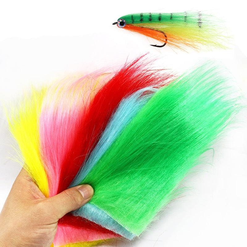 Dr.Fish 1 Packs  Fly Tying Craft Fur Materials white