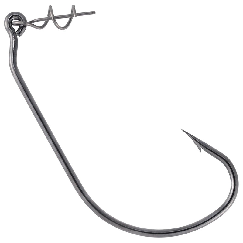 Dr.Fish 100pcs Soft Plastic Lures Worm Hooks  1/0-5/0 1/0