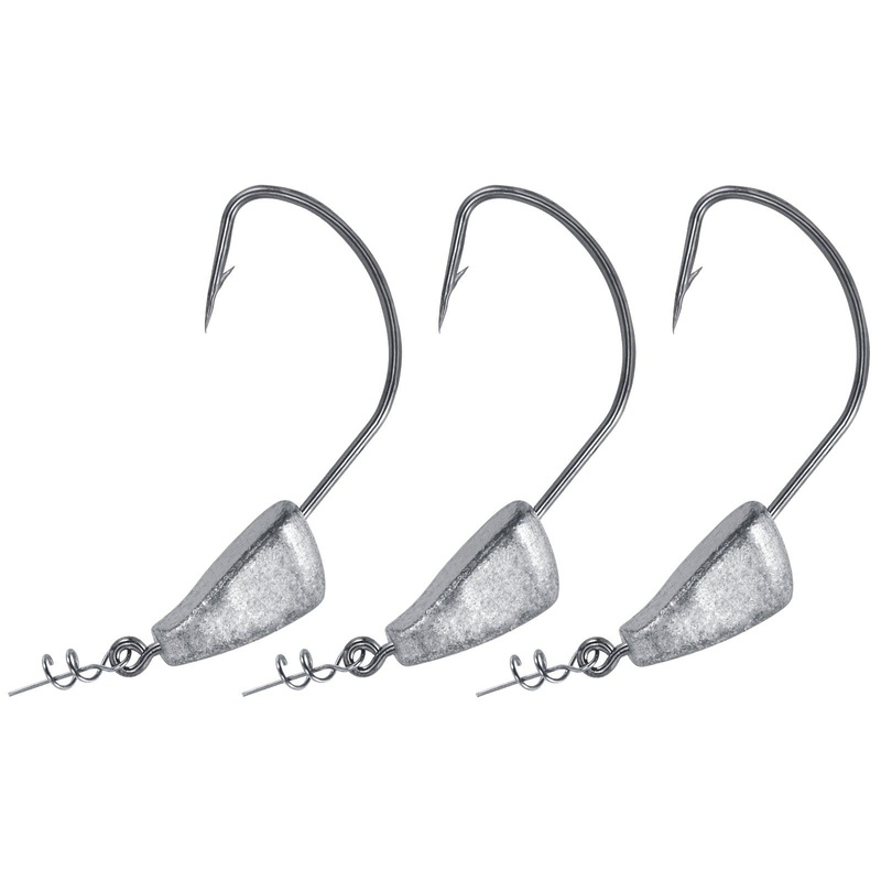 Dr.Fish 10pcs Worm Hooks Texas Jig Head 1/8-3/4oz 1/8oz