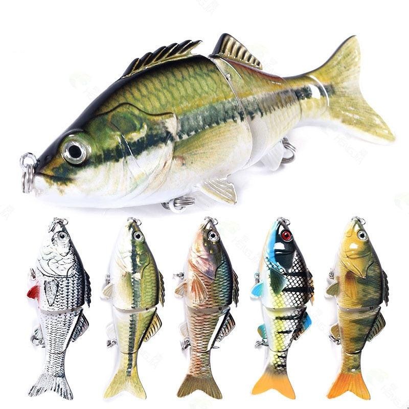 Dr.Fish 3 Jointed Fishing Lures Sinking Swimbait 10cm #1