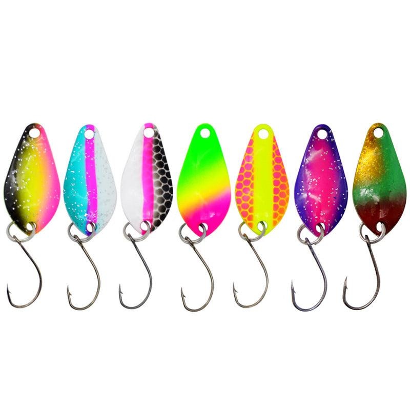 Dr.Fish 3pcs Colorful Fishing Spoons 2.5cm/2g 1