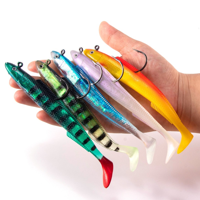 Dr.Fish 3pcs Sandeel Fishing Lures 15cm/30g Blue