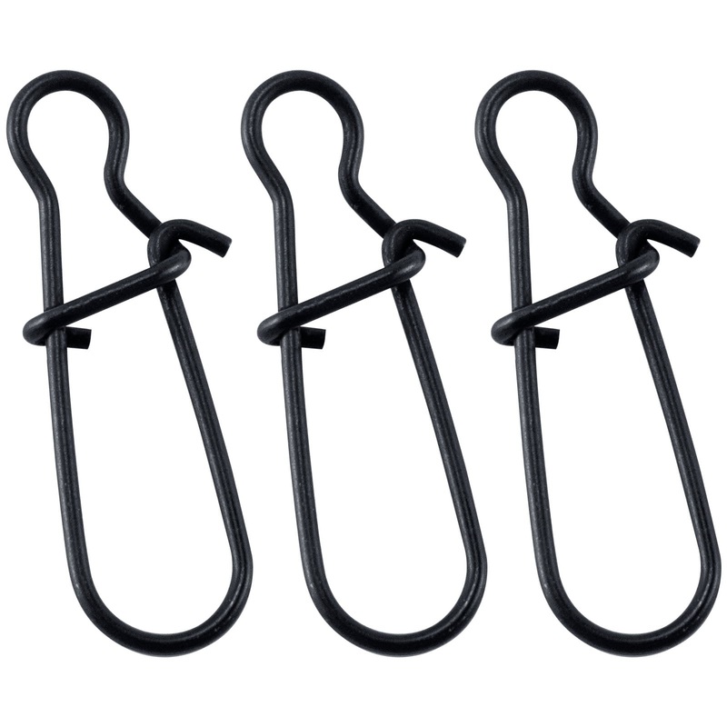 Dr.Fish 50/100pcs STK Matt Black Snaps #000-#8 #0 50pcs