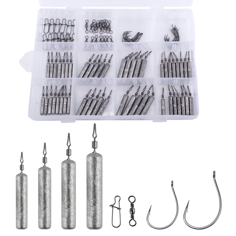 Dr.Fish 55/100 pack Dropshot Rigs Set 100pcs-Dropshot Kit