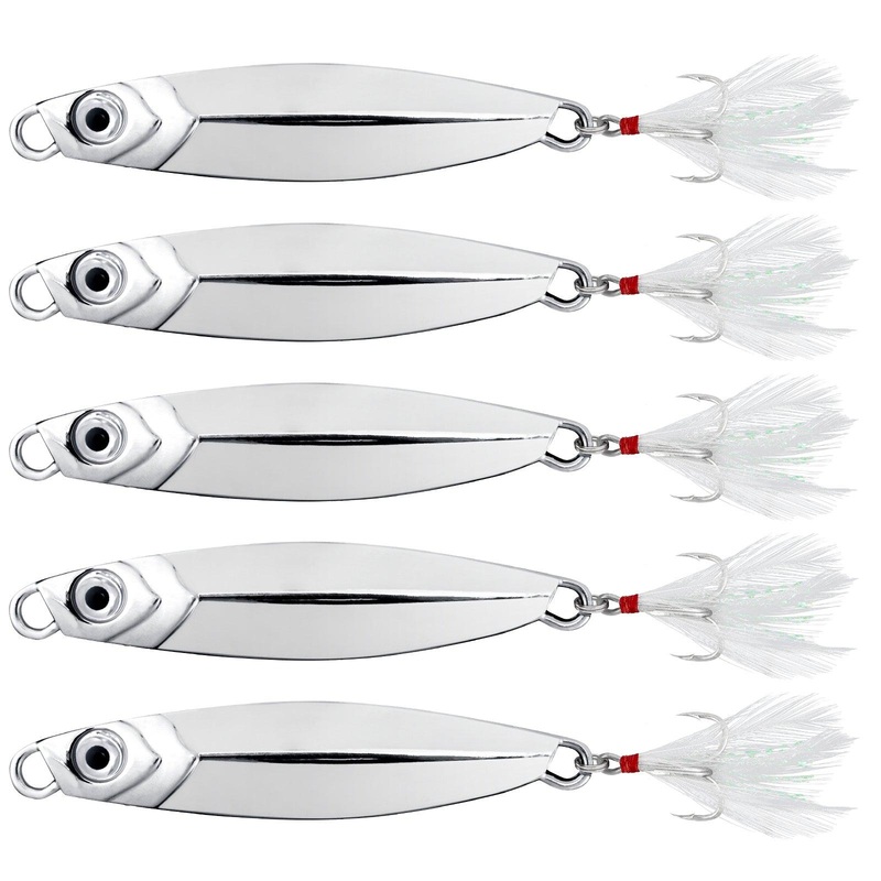 Dr.Fish 5pcs Long Casting Fishing Metal Jigs 7-40g 7g