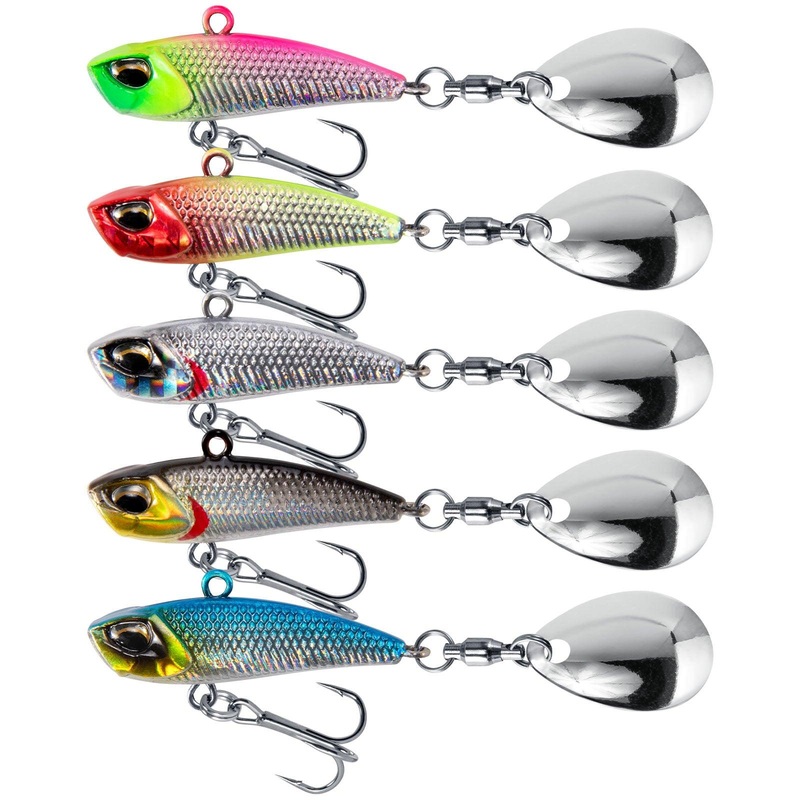 Dr.Fish 5pcs Metal Fishing Jigs  1/4oz 1/2oz 7g