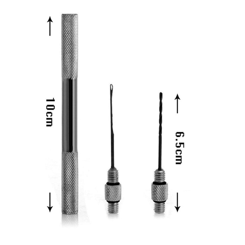 Dr.Fish Aluminum Alloy Carp Fish Drill Tackle Rigging Tool Kit Type A
