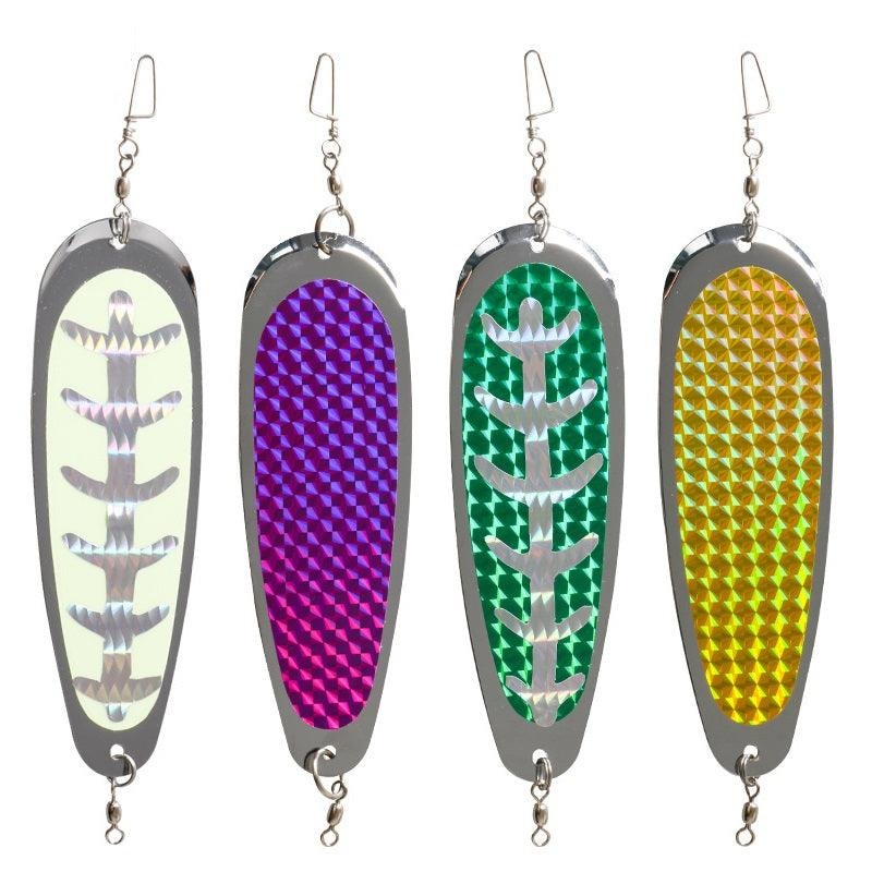 Dr.Fish Blade Fishing Flasher Spoon  5.5” Yellow