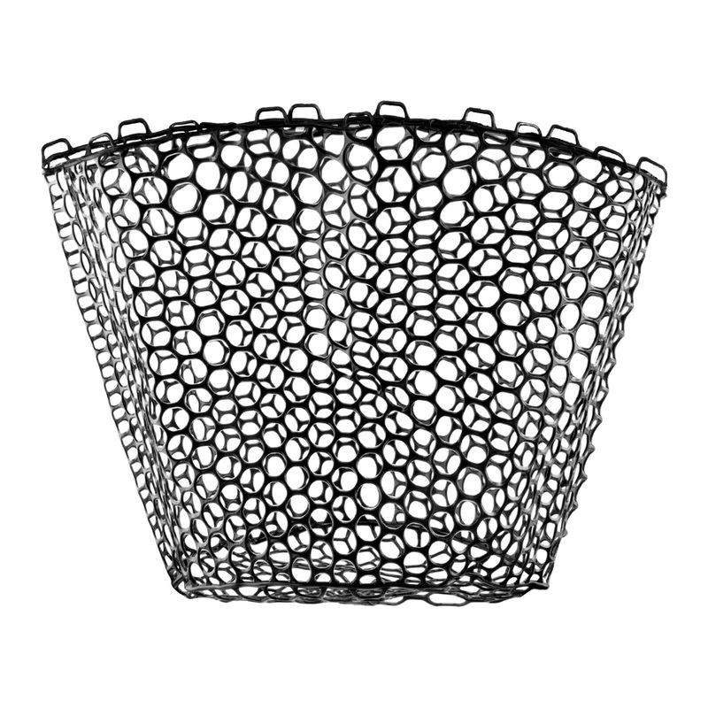 Dr.Fish Fishing Landing Replacement Rubber Net Black 11.8″ Diameter(38.6″ Girth)