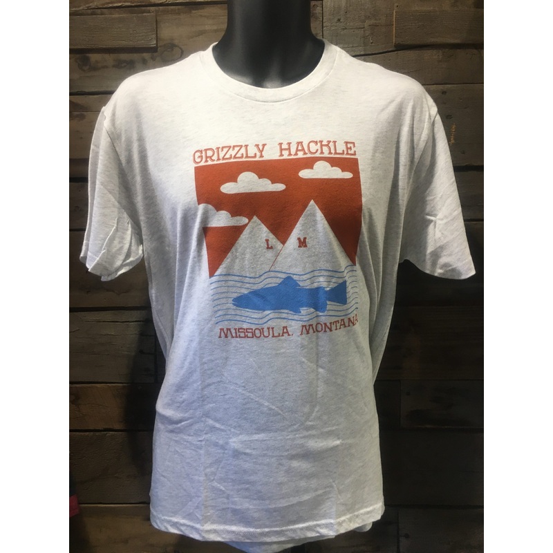 Grizzly Hackle L & M Tri-Blend T-Shirt Small
