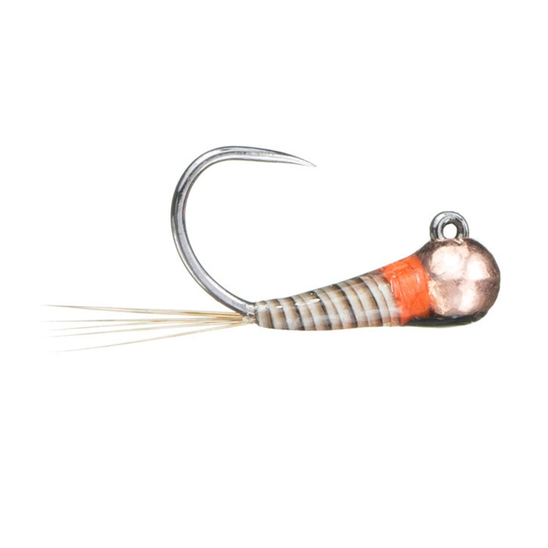 Jig Perdigon Quill/Fl. Orange (6-pack) #14