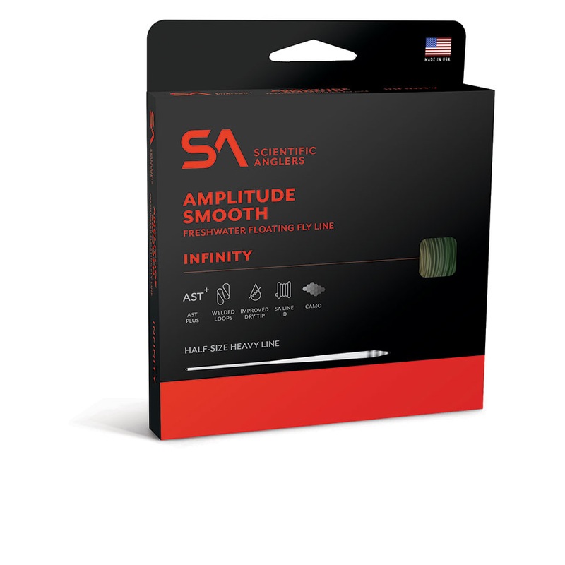 SA Amplitude Infinity Smooth Fly Line WF3F Bamboo/Buckskin/Camo