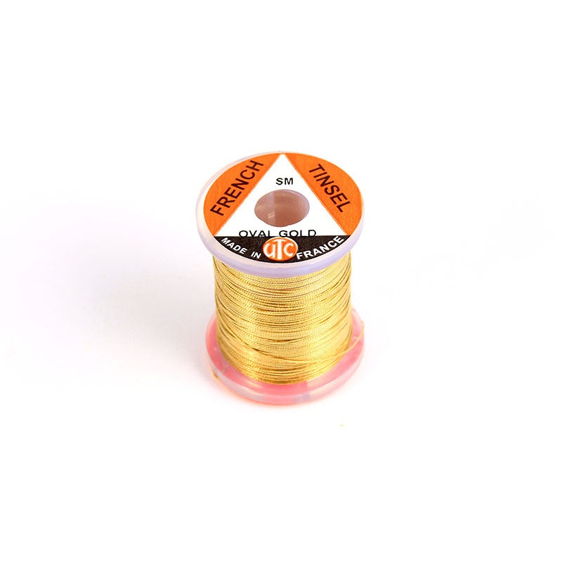 French Oval Tinsel Gold Small