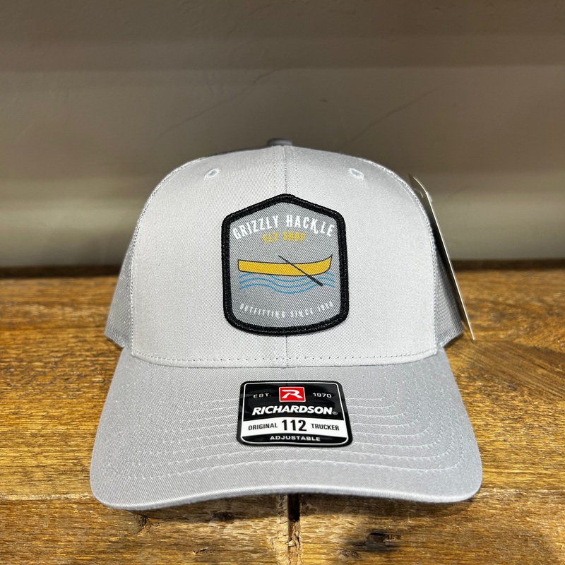 Grizzly Hackle “Drifter” Trucker Hat Quarry