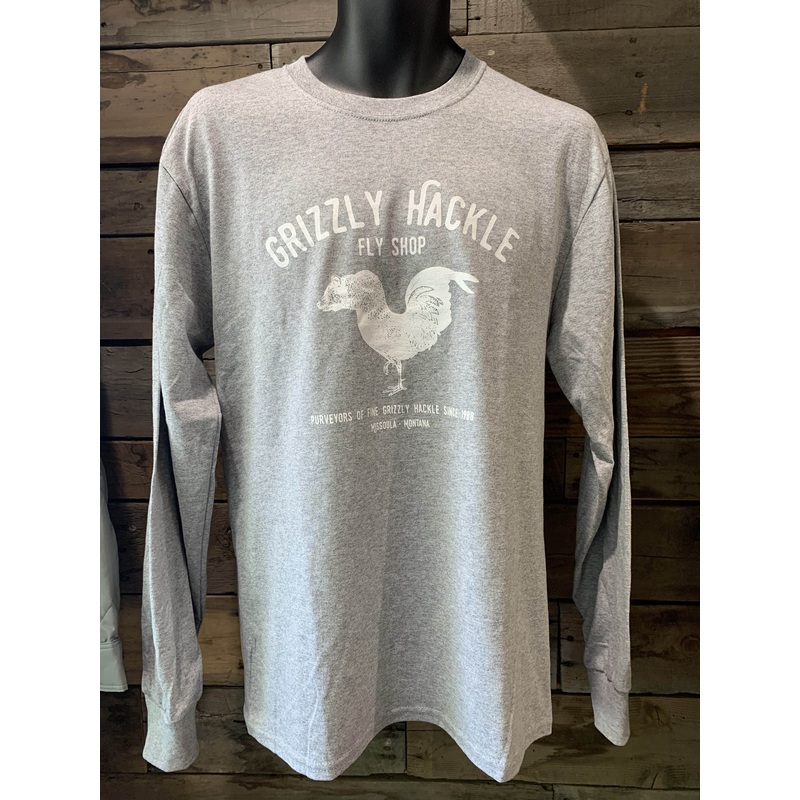 Grizzly Hackle Grizzly Chicken Long Sleeve T-Shirt Small