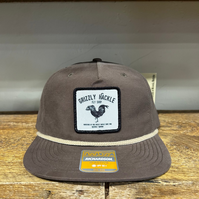Grizzly Hackle Grizzly Chicken Patch Hat Mocha/Tan