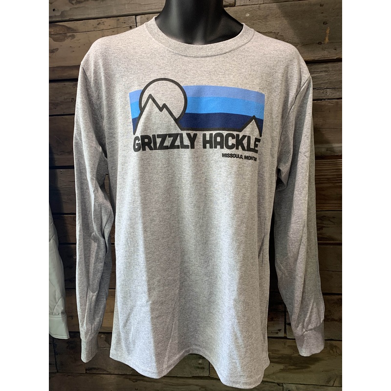 Grizzly Hackle “Retro” Long Sleeve T-Shirt Small