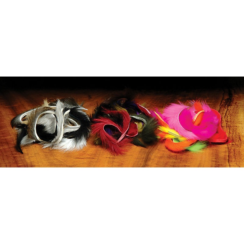 Hareline Rabbit Strips Black