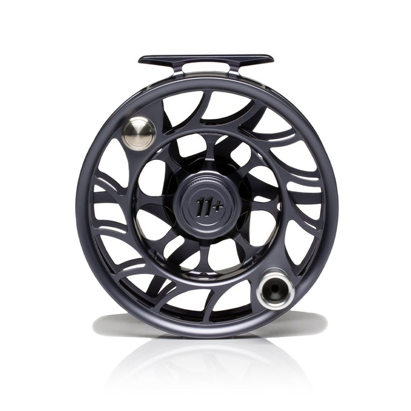 Hatch Iconic Fly Reel, 11 Plus Gray/Black Large Arbor