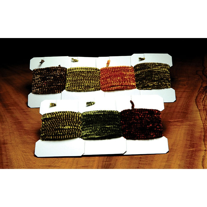 Med. Variegated Chenille Black/Brown
