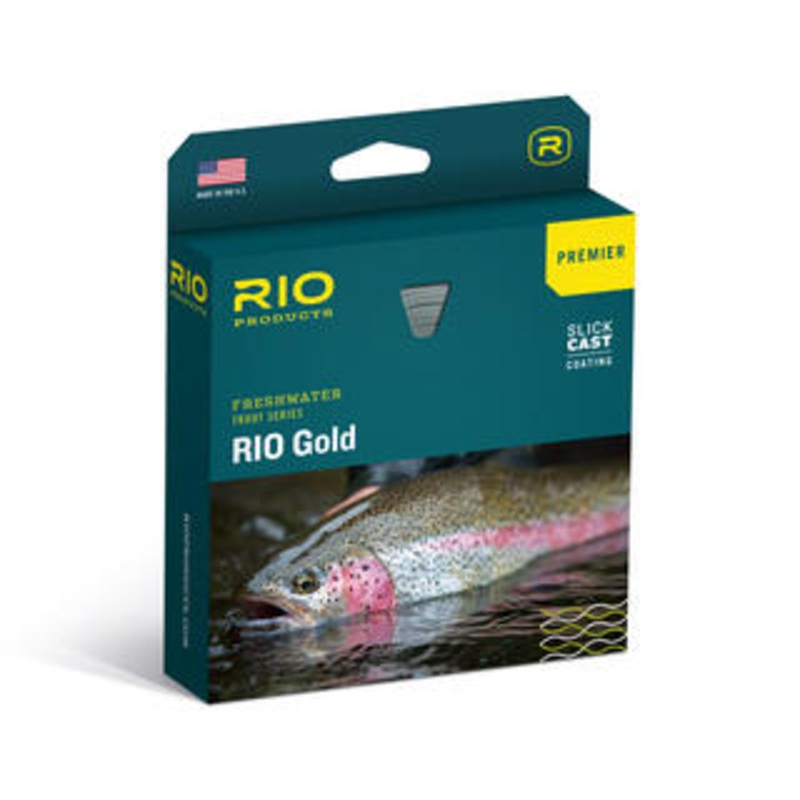 RIO Gold Fly Line WF4F Moss/Gold
