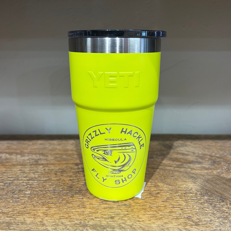 YETI Rambler 20 oz. Stackable Pint Fire Fly Yellow