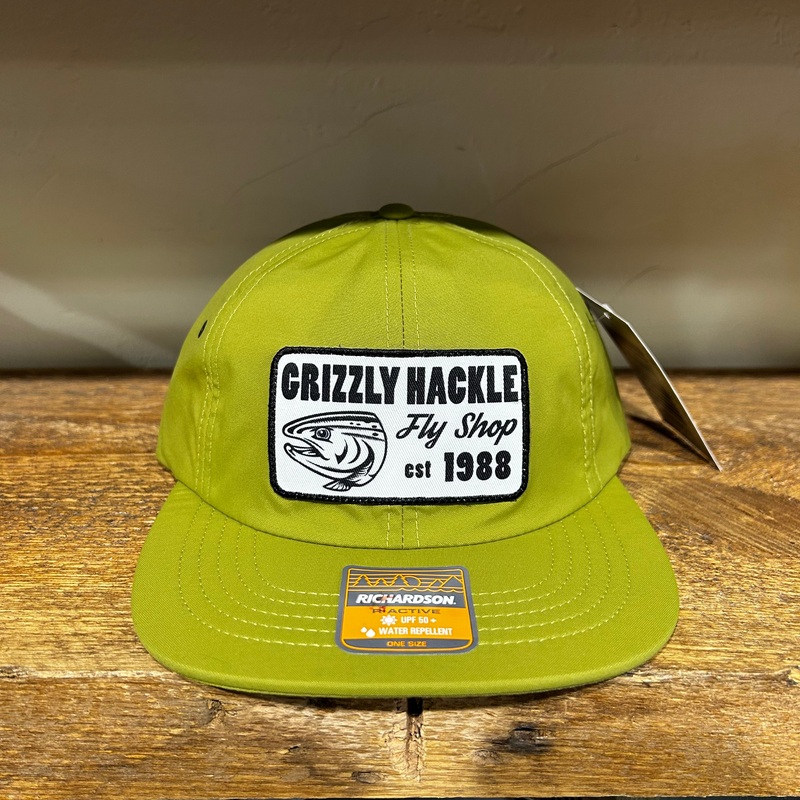 Grizzly Hackle Est. 1988 Patch Active Hat Olive