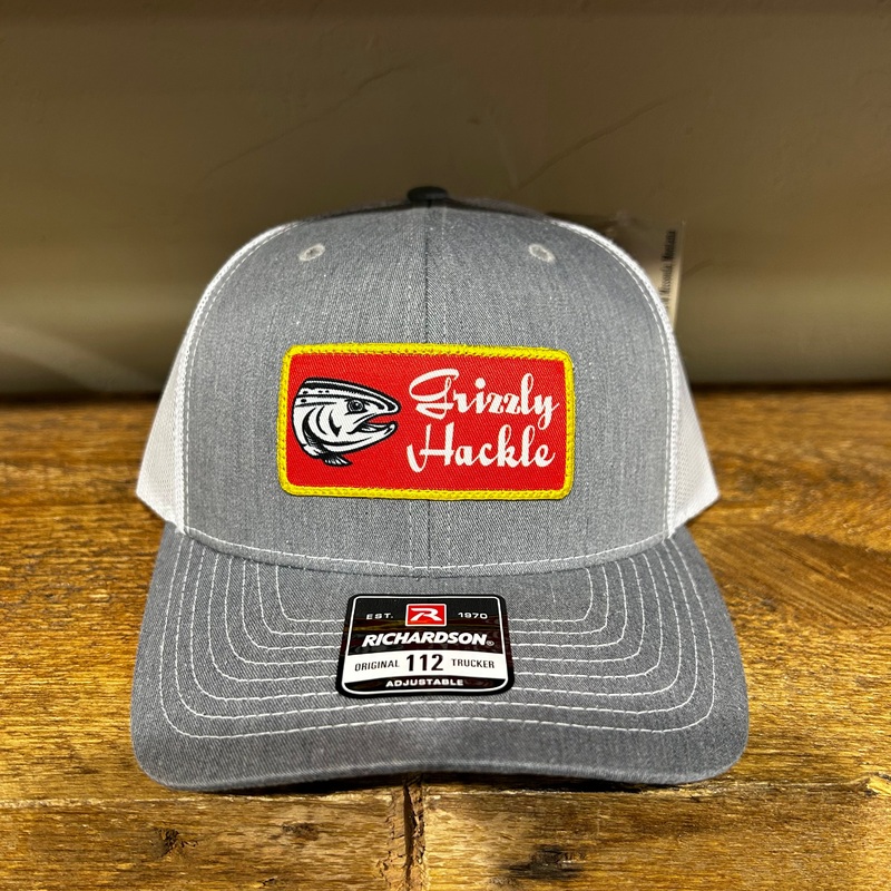 Grizzly Hackle Grizzly Piggly Hat Grey/White
