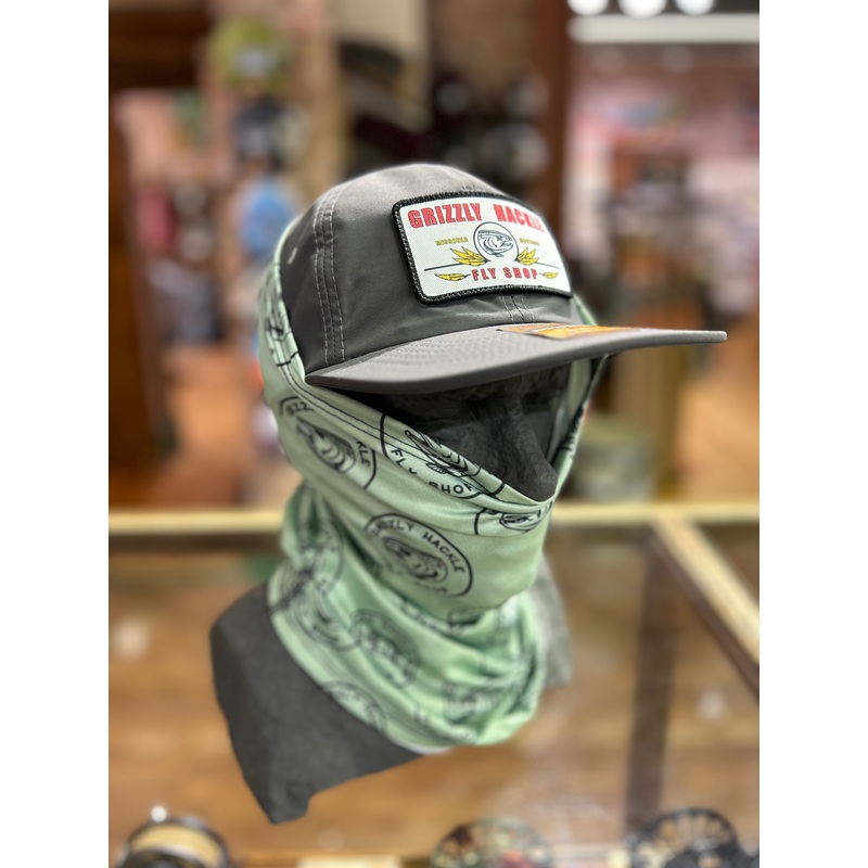 Grizzly Hackle Sun Mask Green