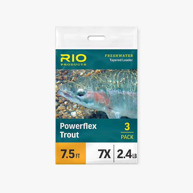 Rio Powerflex Trout Leader – 3-Pack 7.5FT 1X