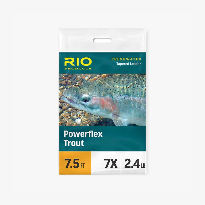 Rio Powerflex Trout Leader – Single Pack 7.5FT 0X