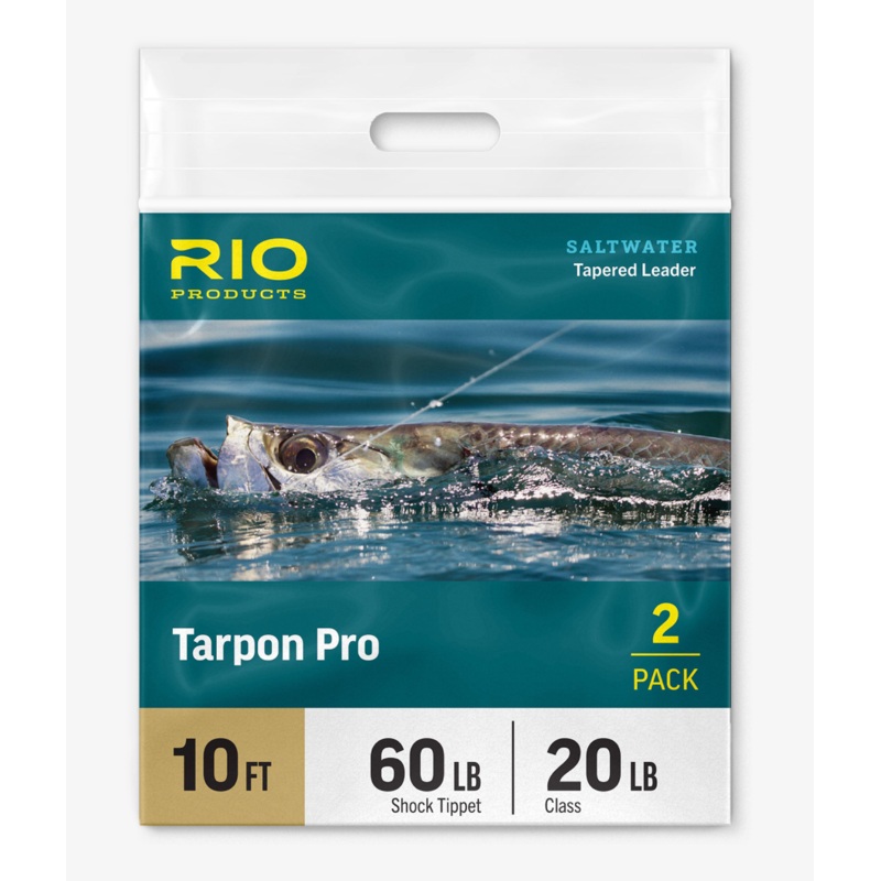 RIO Tarpon Pro Leader- 2 pack 60lb Test/30lb Class
