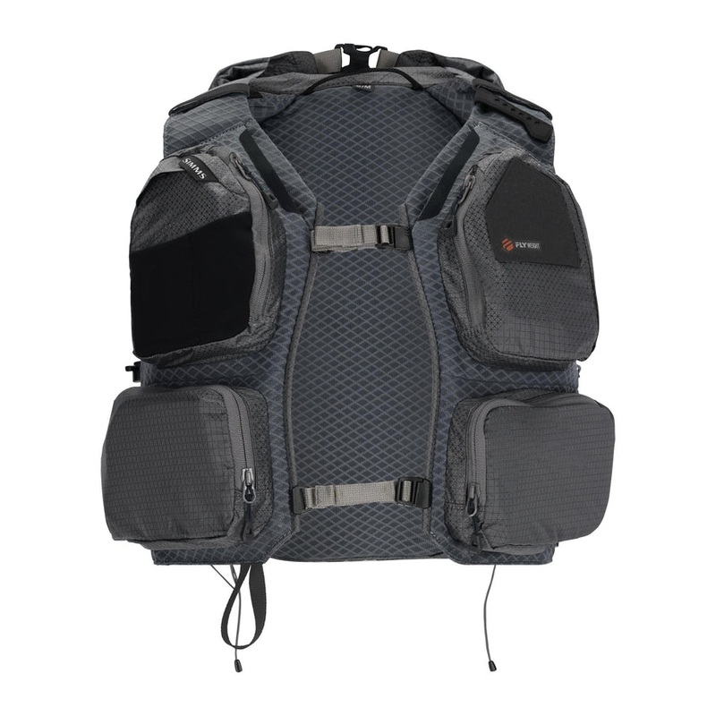 Simms Flyweight Vest Pack Smoke S/M