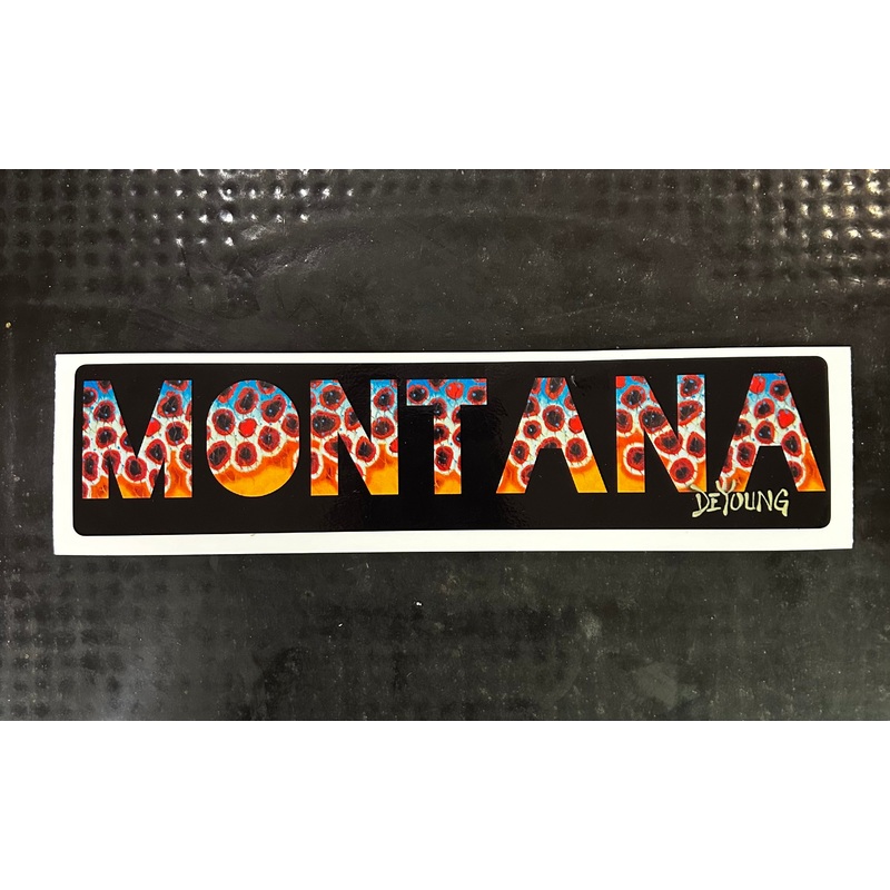 Derek DeYoung “Montana Flank Decal” 10″