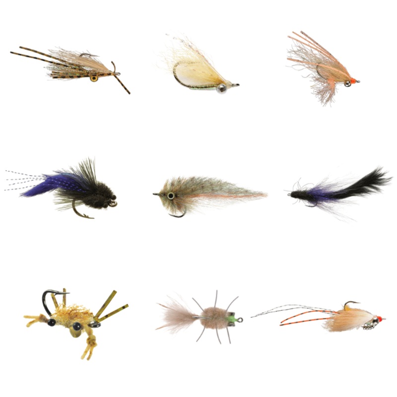 Flats Fishing Fly Assortment- 18 Pack One Size