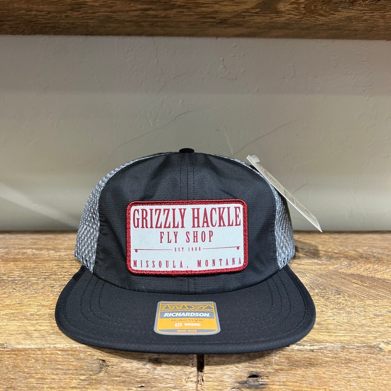 Grizzly Hackle “Patch” Rogue Hat Black/Grey Grizzly Hackle Patch