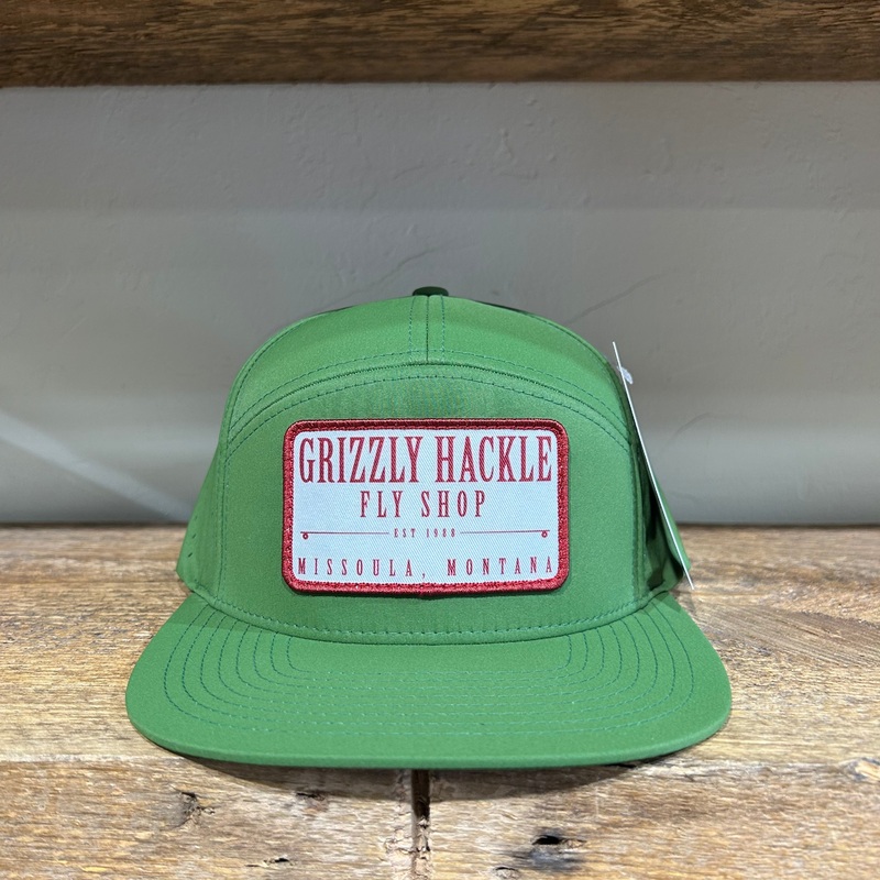 Grizzly Hackle Sport Trucker Hat Olive Grizzly Hackle Patch
