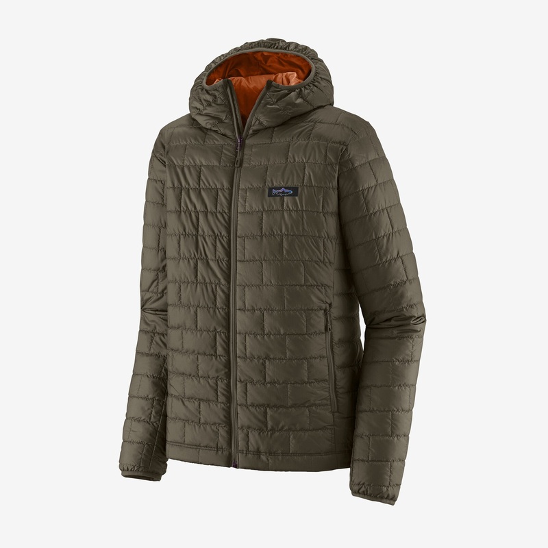 Patagonia M’s Fitz Roy Trout Nano Puff Hoody XX Large Pine Needle Green