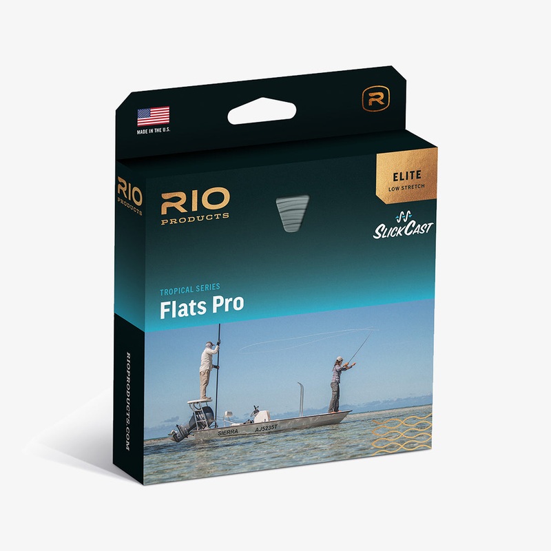 RIO Elite Flats Pro Fly Line 7wt Aqua/Orange/Light Sand Float