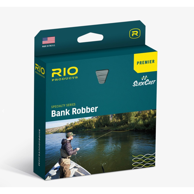 RIO Premier Bank Robber Fly Line WF5F Float Tan/Lt.Green/Tan (One Color)