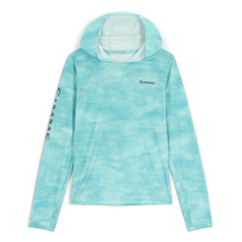 Simms K’s Solar Tech Hoody Sea Breeze Daze Small