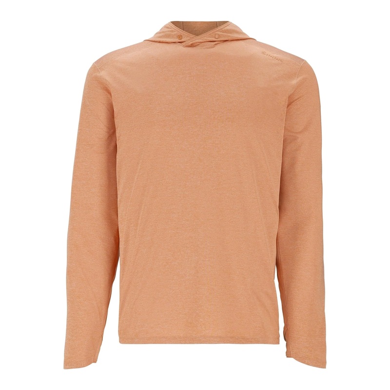 Simms M’s Solarflex Hoody Orange Maple Heather Small