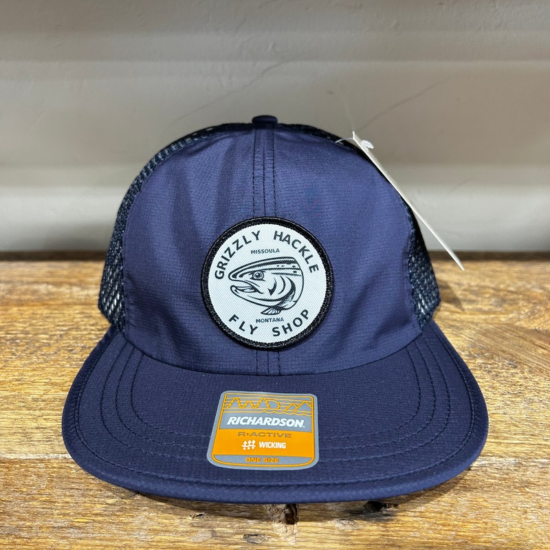 Grizzly Hackle “Circle Fish” Rogue Hat Navy