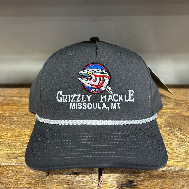 Grizzly Hackle “Classic” Sport Trucker Grey/White