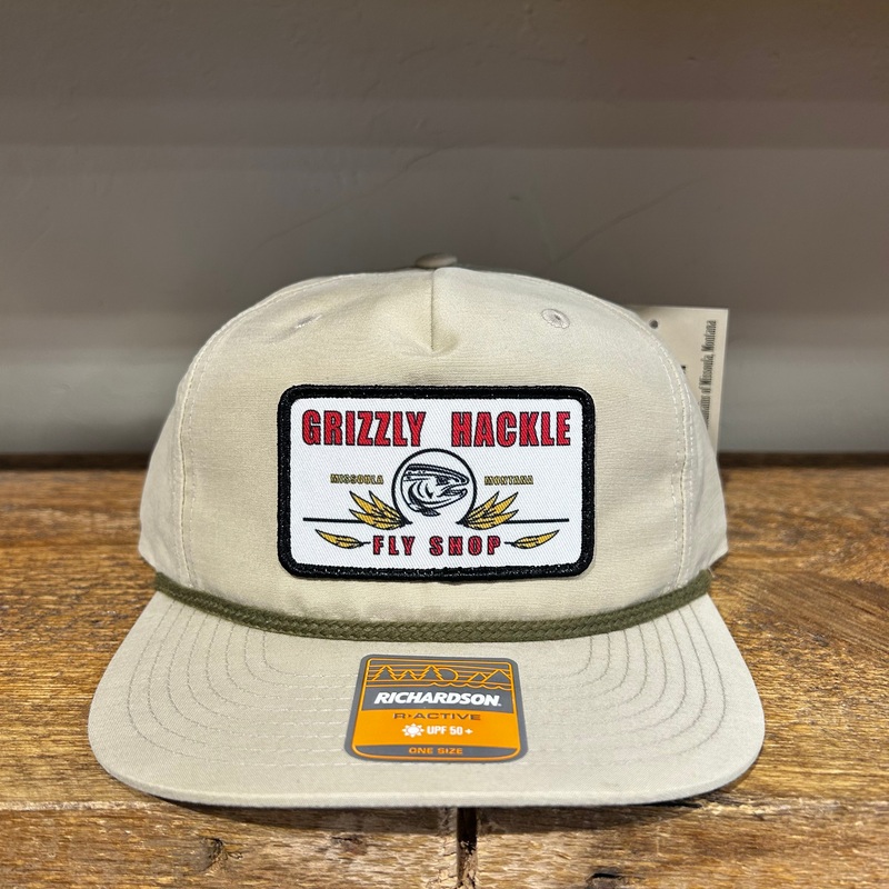 Grizzly Hackle Feathered Friends Cap Tan
