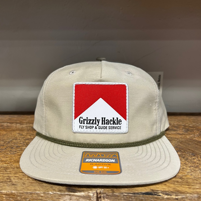 Grizzly Hackle “Reds” Patch Hat Tan