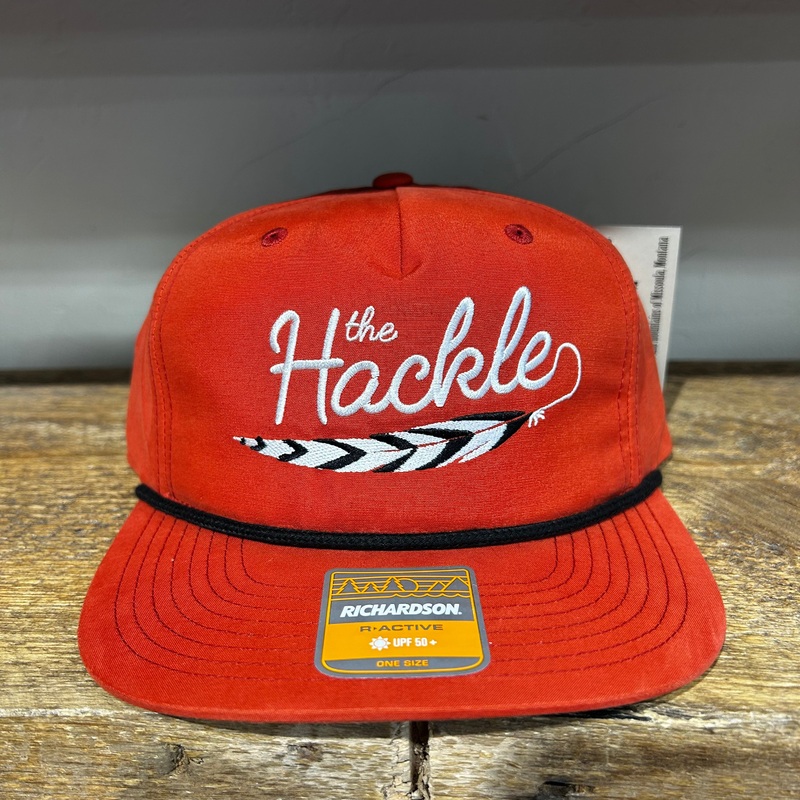 Grizzly Hackle “The Hackle” Patch Cap Dark Orange/Black