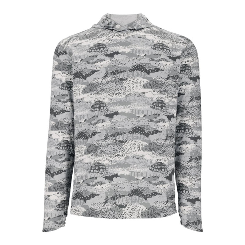 Simms M’s Bugstopper Solarflex Hoody Shroud Sterling Small